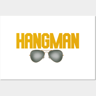 hangman glasses 2 Posters and Art